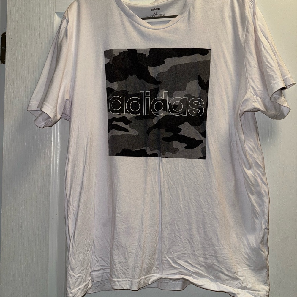 White adidas tshirt